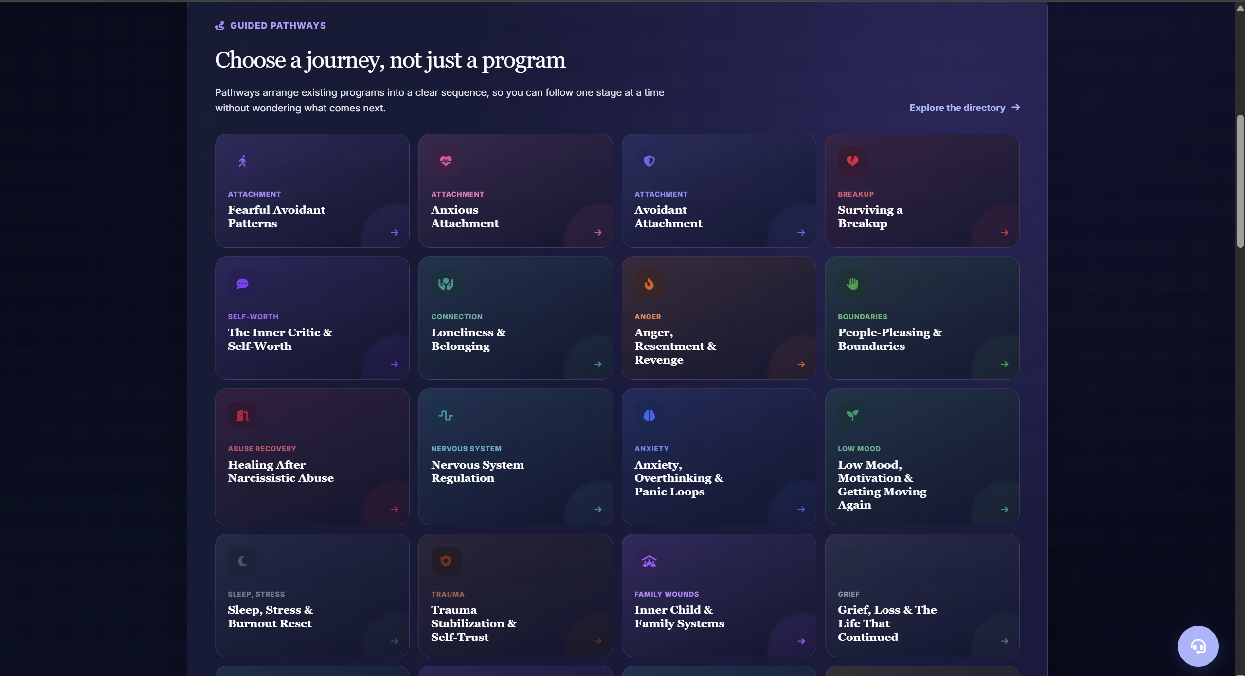 YouMatter desktop product screen